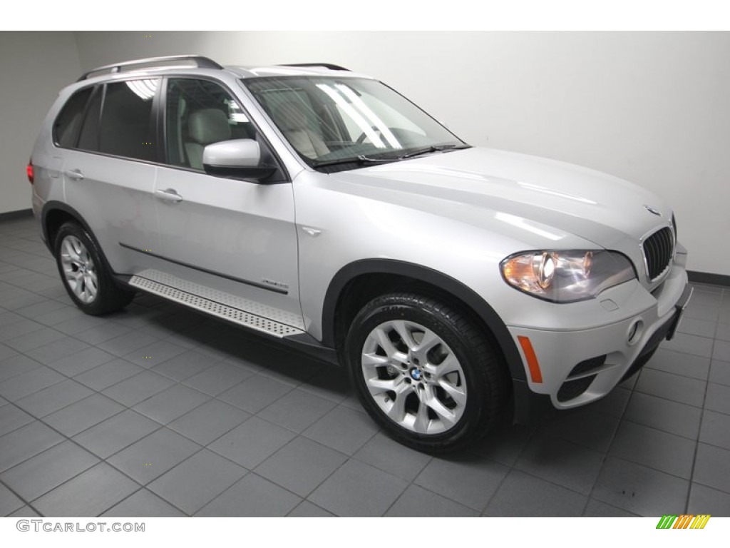 2011 X5 xDrive 35i - Titanium Silver Metallic / Oyster photo #8