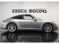 2012 Platinum Silver Metallic Porsche 911 Carrera S Cabriolet  photo #4