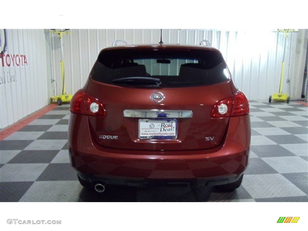 2012 Rogue SV - Cayenne Red / Black photo #6