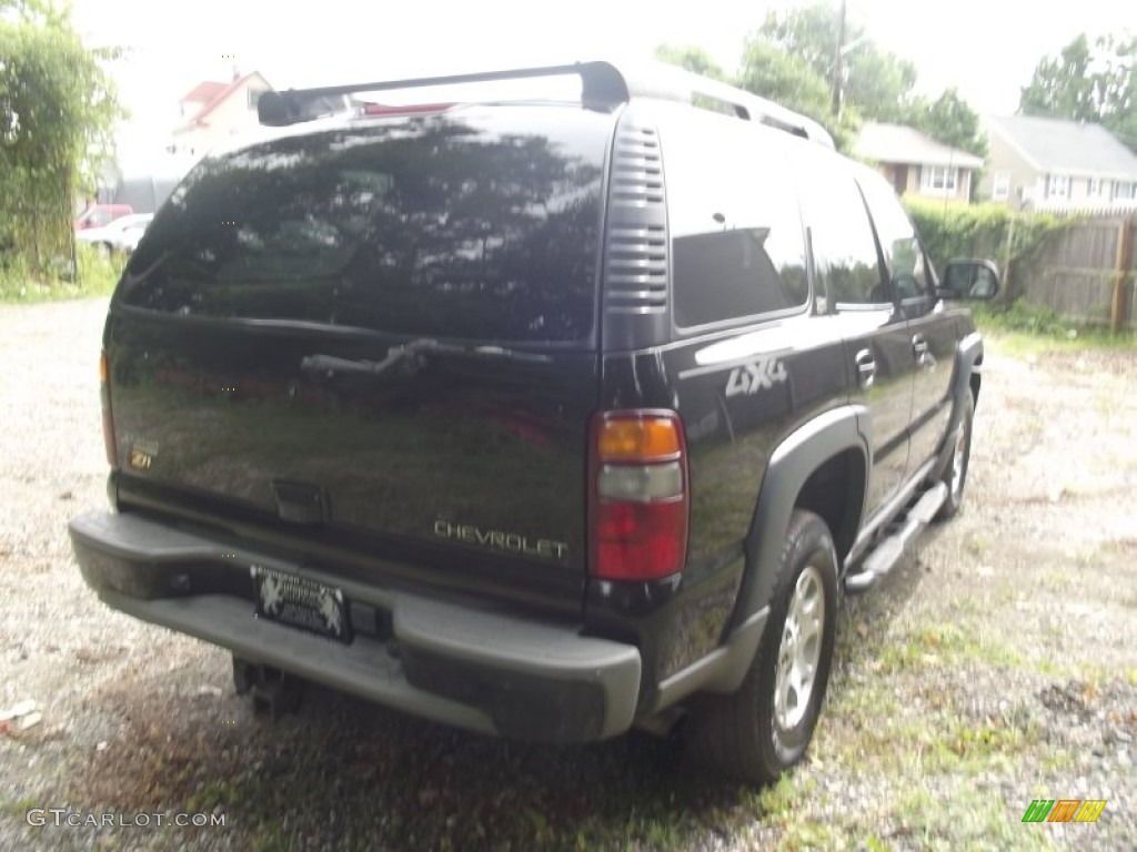 2002 Tahoe Z71 4x4 - Onyx Black / Tan/Neutral photo #3