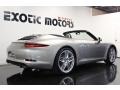 2012 Platinum Silver Metallic Porsche 911 Carrera S Cabriolet  photo #8