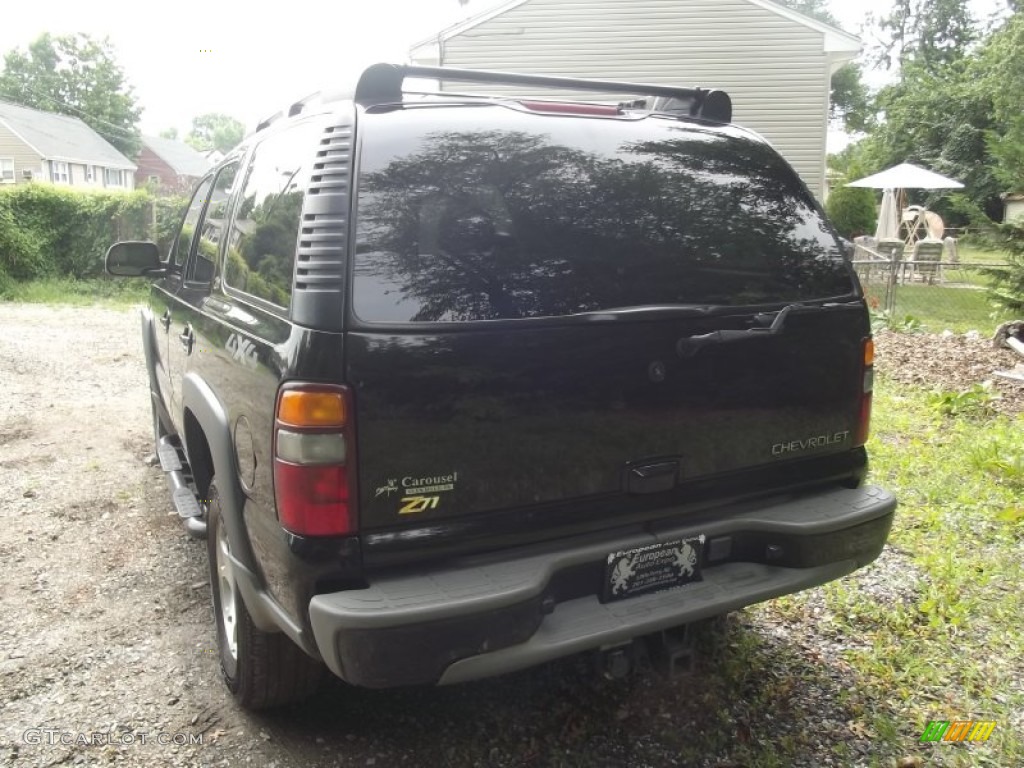 2002 Tahoe Z71 4x4 - Onyx Black / Tan/Neutral photo #4