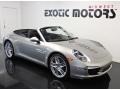 2012 Platinum Silver Metallic Porsche 911 Carrera S Cabriolet  photo #9