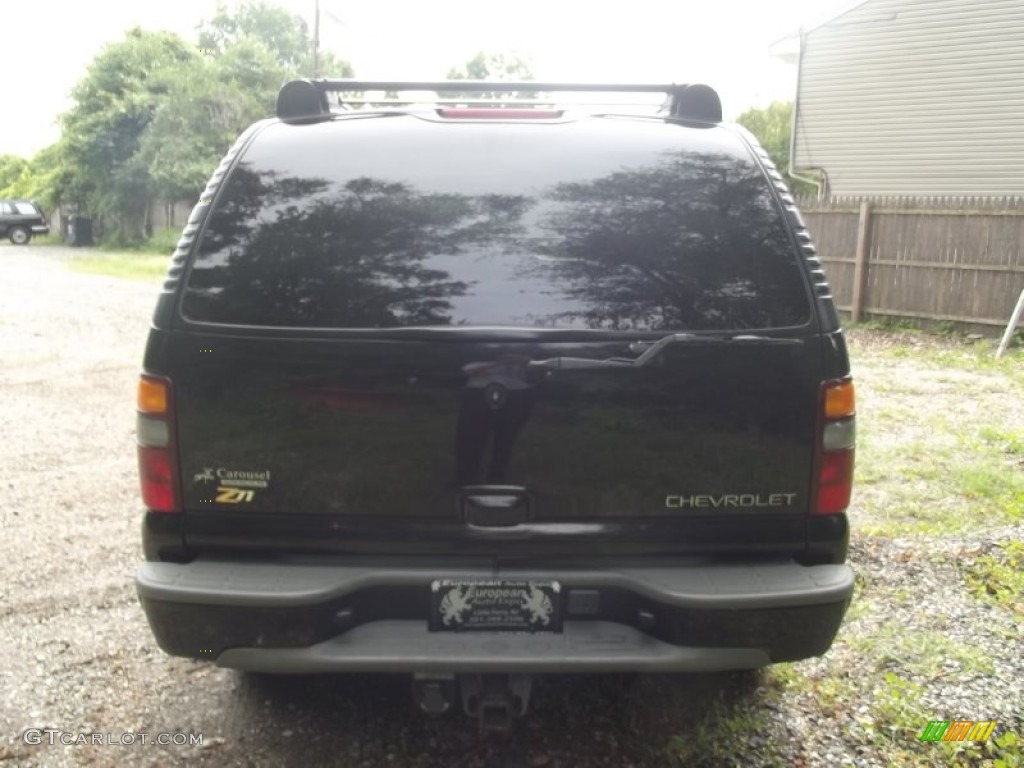 2002 Tahoe Z71 4x4 - Onyx Black / Tan/Neutral photo #5