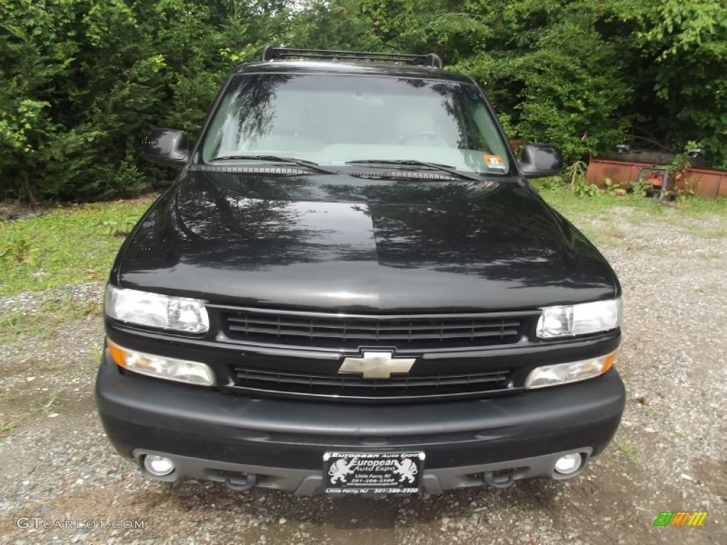 2002 Tahoe Z71 4x4 - Onyx Black / Tan/Neutral photo #7