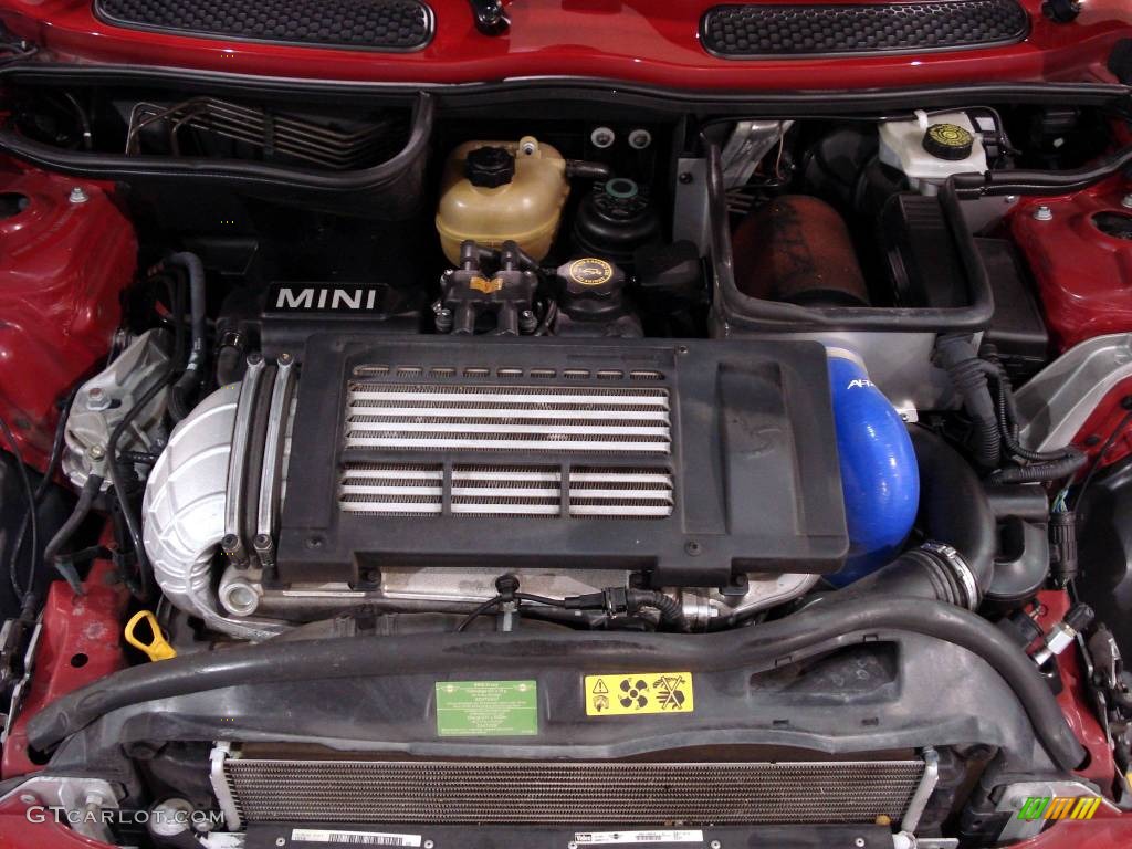 2004 Cooper S MC40 - Chili Red / Red/Black photo #6