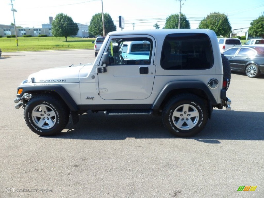 Bright Silver Metallic 2004 Jeep Wrangler Rubicon 4x4 Exterior Photo #83811988