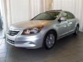 Alabaster Silver Metallic 2012 Honda Accord EX-L V6 Sedan Exterior