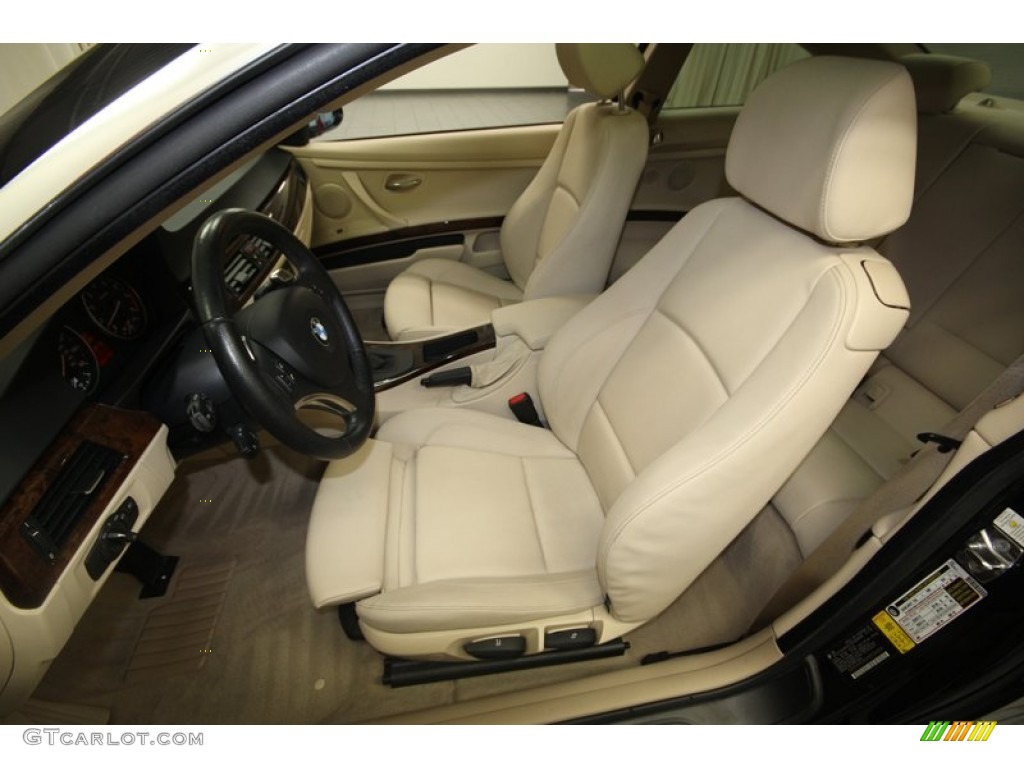 Cream Beige Interior 2008 BMW 3 Series 328i Coupe Photo #83812429