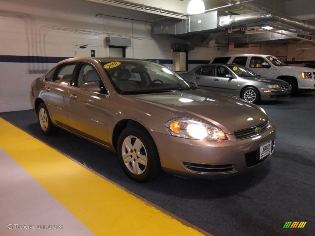 2007 Impala LS - Amber Bronze Metallic / Neutral Beige photo #3