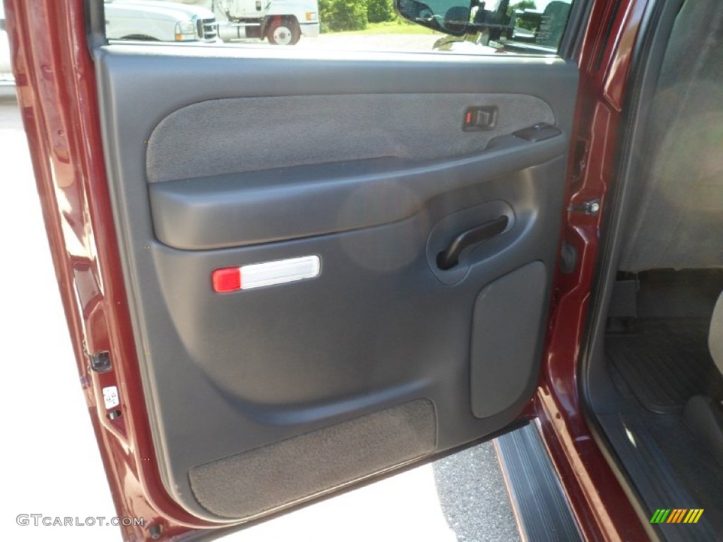 2003 Silverado 2500HD LS Crew Cab 4x4 - Dark Carmine Red Metallic / Dark Charcoal photo #21