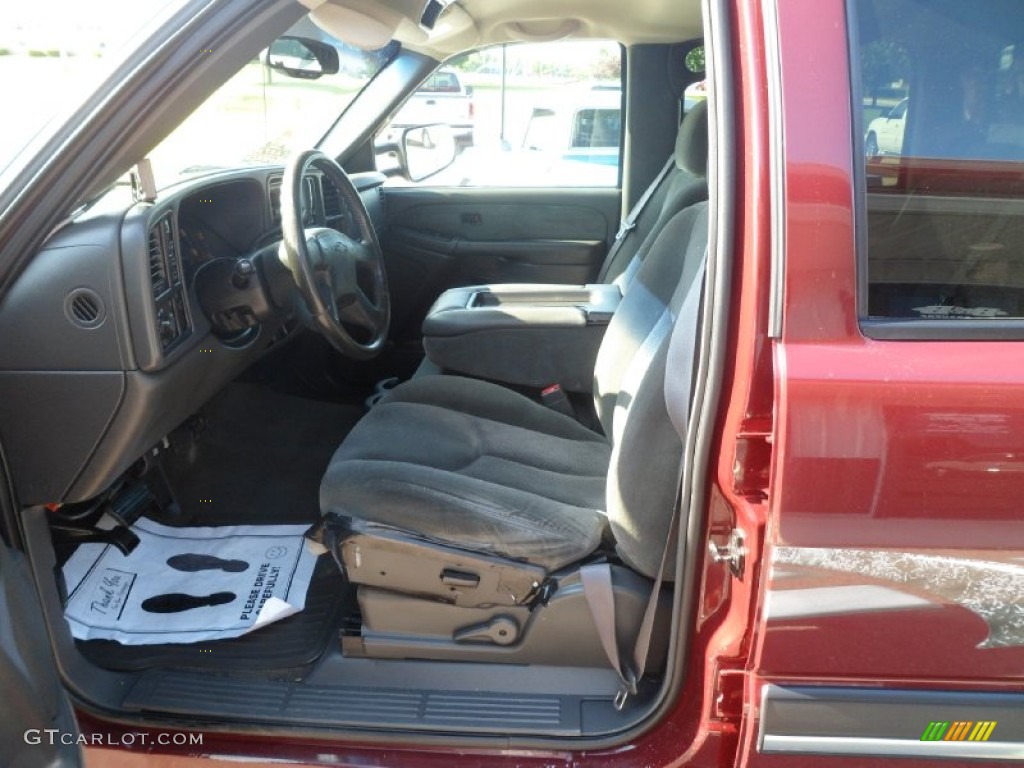 2003 Silverado 2500HD LS Crew Cab 4x4 - Dark Carmine Red Metallic / Dark Charcoal photo #24