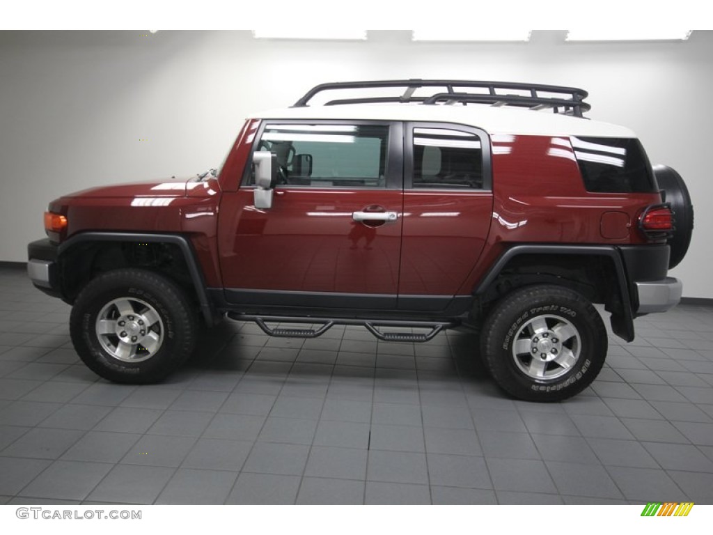 Brick Red 2010 Toyota FJ Cruiser 4WD Exterior Photo #83813239