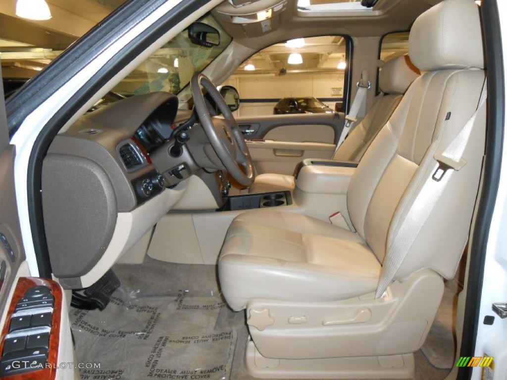 Light Cashmere/Dark Cashmere Interior 2012 Chevrolet Tahoe Hybrid 4x4 Photo #83813407