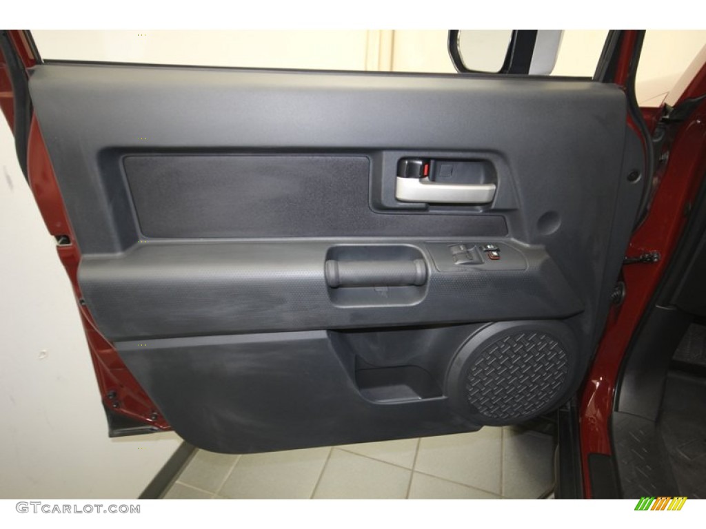 2010 Toyota FJ Cruiser 4WD Dark Charcoal Door Panel Photo #83813533