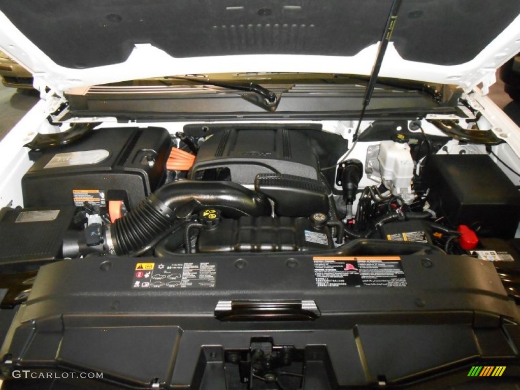 2012 Chevrolet Tahoe Hybrid 4x4 6.0 Liter H OHV 16-Valve Flex-Fuel Vortec V8 Gasoline/Electric Hybrid Engine Photo #83813653