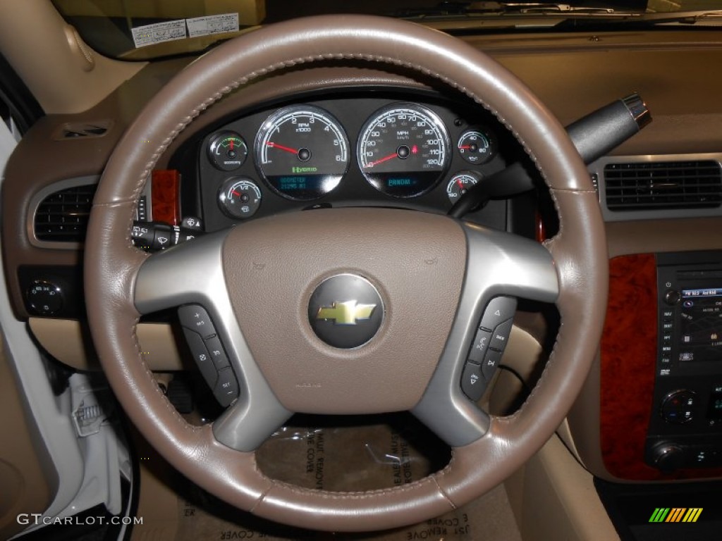 2012 Chevrolet Tahoe Hybrid 4x4 Steering Wheel Photos