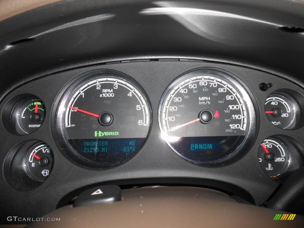 2012 Chevrolet Tahoe Hybrid 4x4 Gauges Photo #83813779