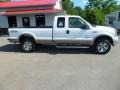 2006 Oxford White Ford F250 Super Duty Lariat SuperCab 4x4  photo #2