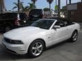 2010 Performance White Ford Mustang GT Premium Convertible  photo #5