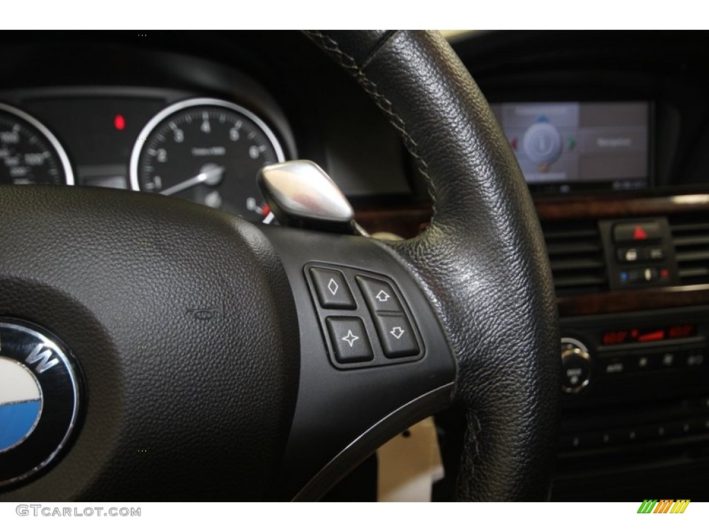 2008 3 Series 335i Coupe - Black Sapphire Metallic / Black photo #27