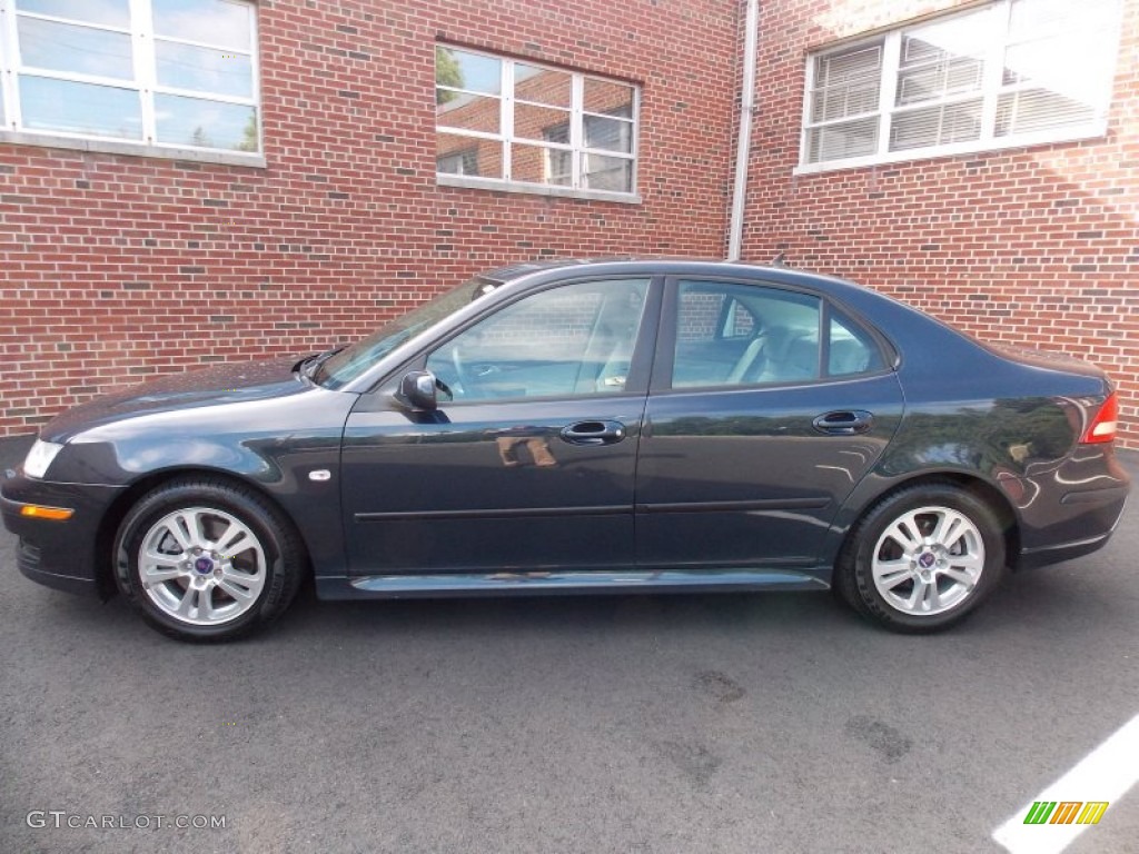 2006 9-3 2.0T Sport Sedan - Nocturne Blue Metallic / Parchment photo #2