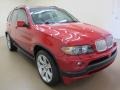 Imola Red 2005 BMW X5 4.8is