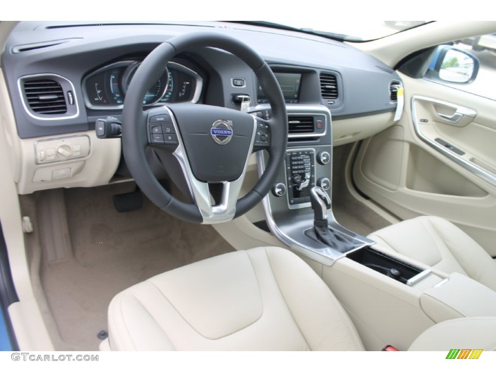 Soft Beige Interior 2014 Volvo S60 T5 Photo #83817469