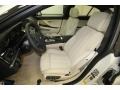 2014 BMW 6 Series Ivory White Interior Front Seat Photo