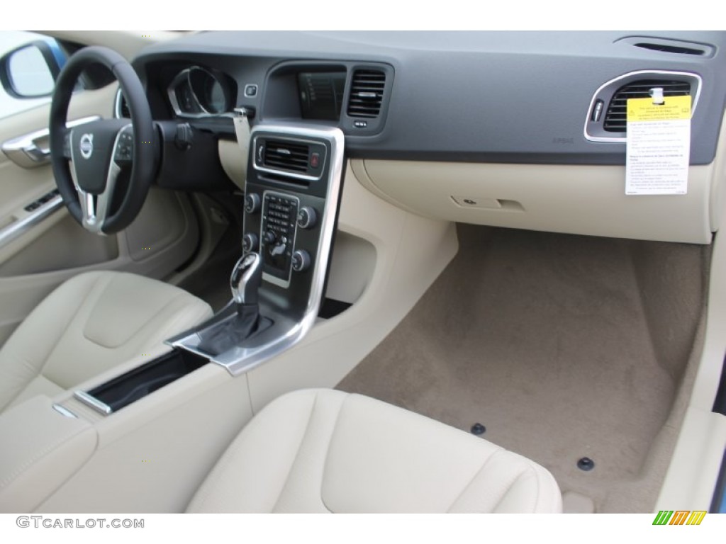 2014 Volvo S60 T5 Soft Beige Dashboard Photo #83817913