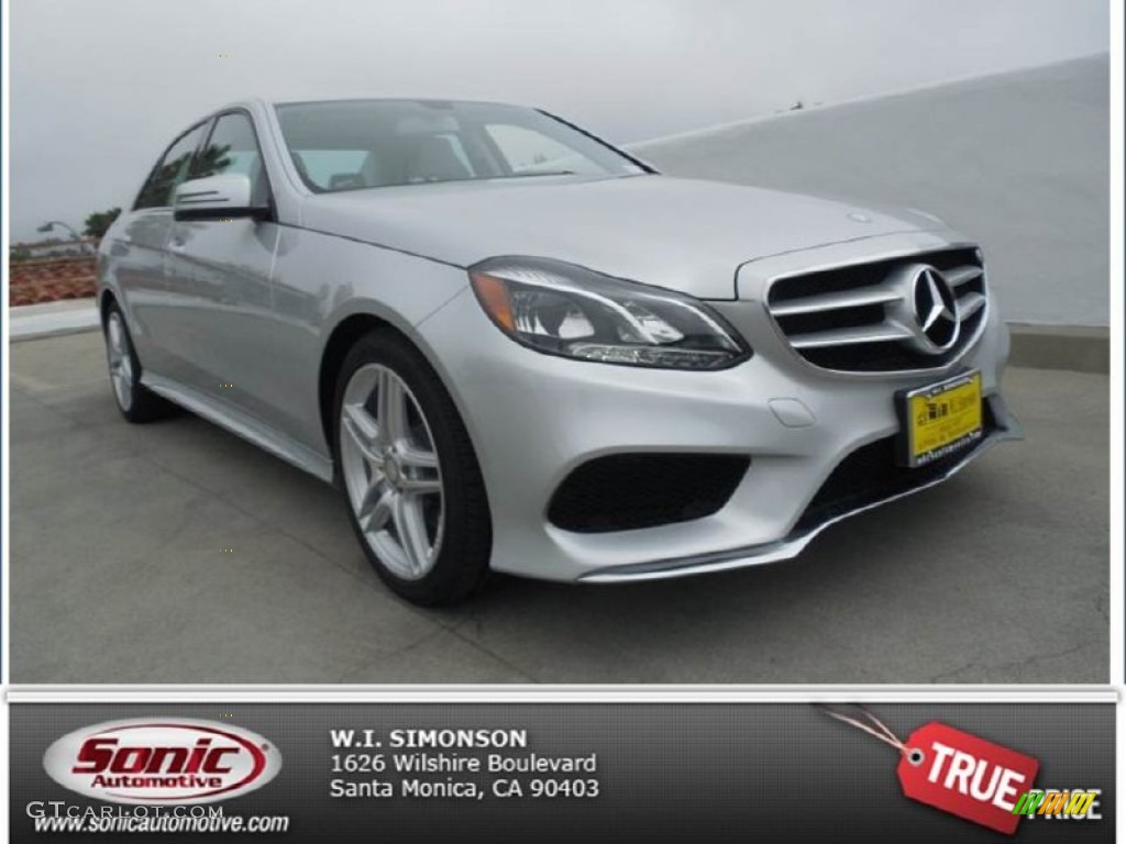 2014 E 350 Sport Sedan - Iridium Silver Metallic / Gray/Dark Gray photo #1