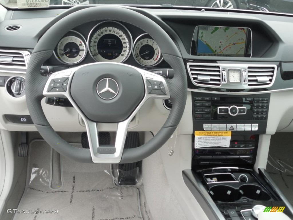 2014 Mercedes-Benz E 350 Sport Sedan Gray/Dark Gray Dashboard Photo #83818156