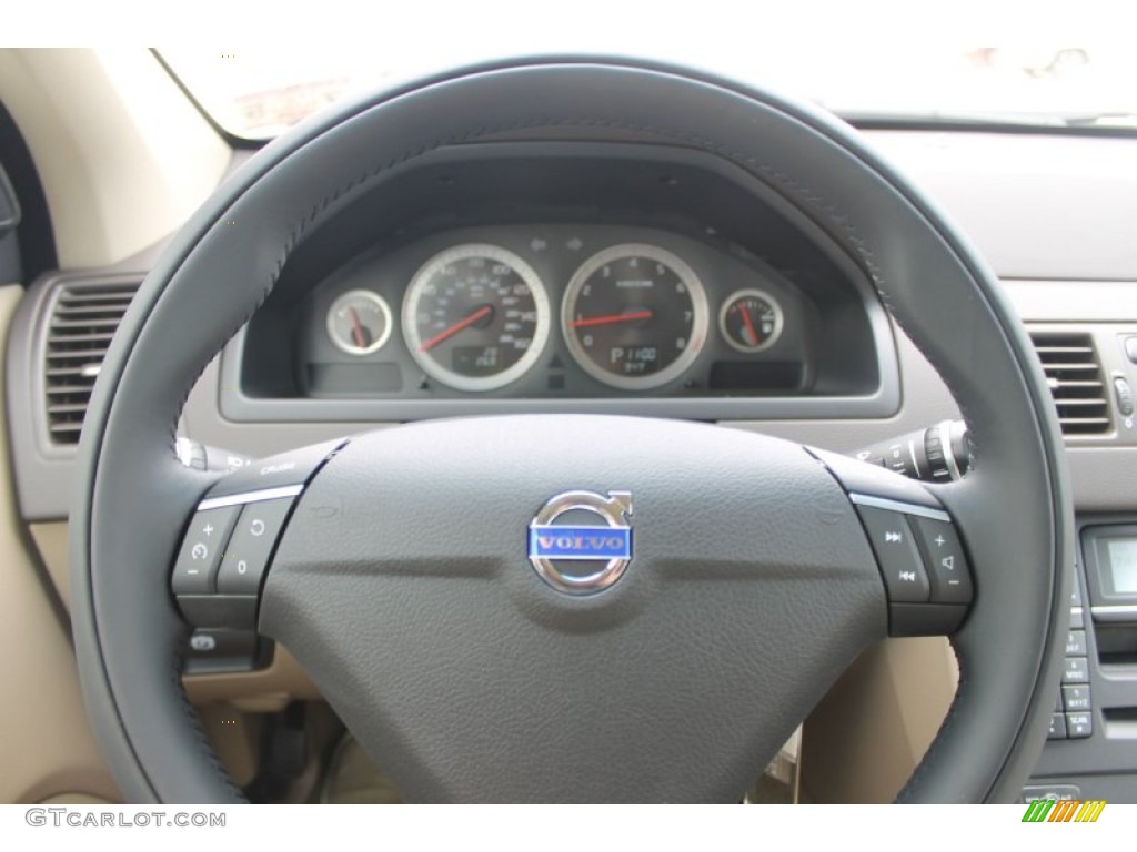 2014 Volvo XC90 3.2 Beige Steering Wheel Photo #83818290