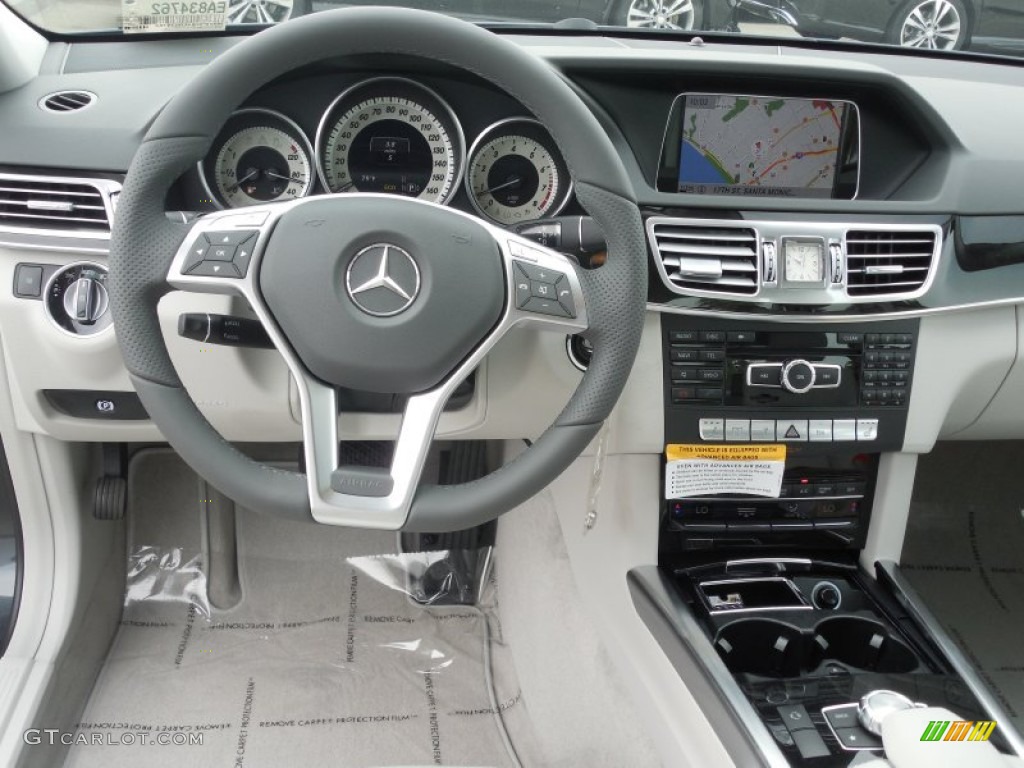 2014 Mercedes-Benz E 350 Sport Sedan Gray/Dark Gray Dashboard Photo #83818432