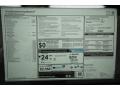2014 BMW 6 Series 640i Gran Coupe Window Sticker