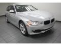 2013 Glacier Silver Metallic BMW 3 Series 328i Sedan  photo #1