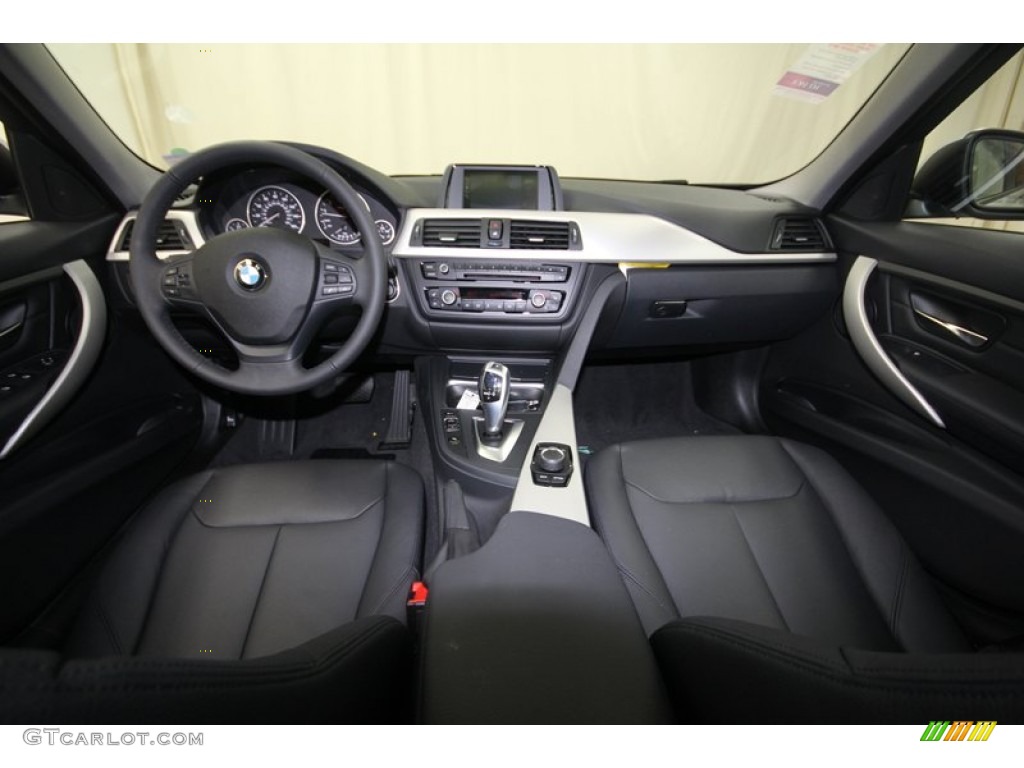 2013 3 Series 328i Sedan - Glacier Silver Metallic / Black photo #4