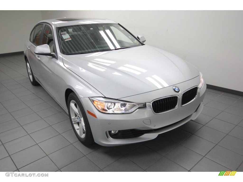 2013 3 Series 328i Sedan - Glacier Silver Metallic / Black photo #5