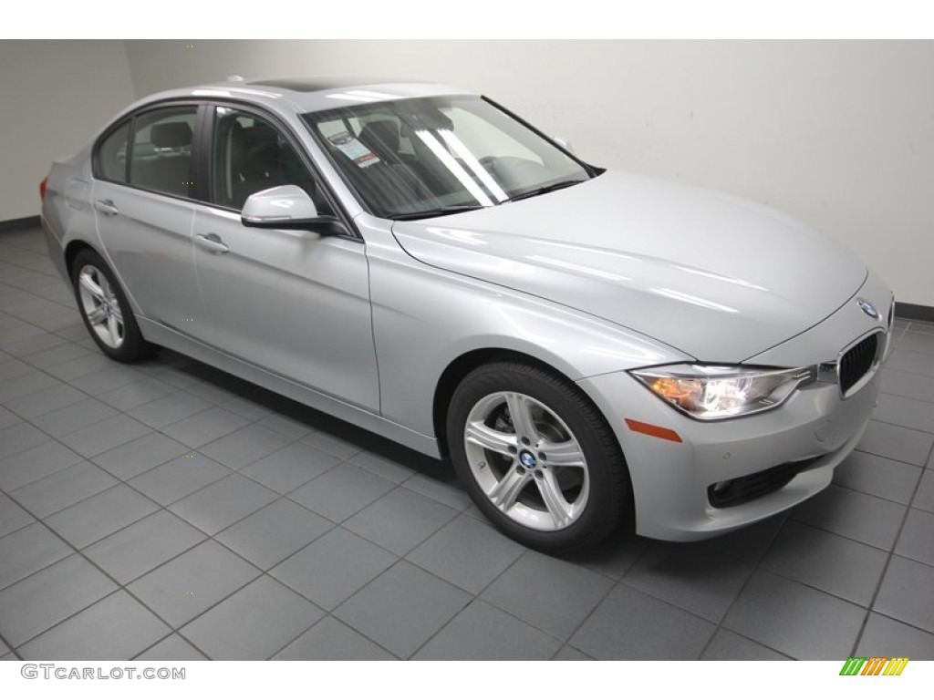 2013 3 Series 328i Sedan - Glacier Silver Metallic / Black photo #6