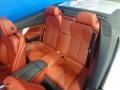 Vermillion Red Nappa Leather Rear Seat Photo for 2012 BMW 6 Series #83819883