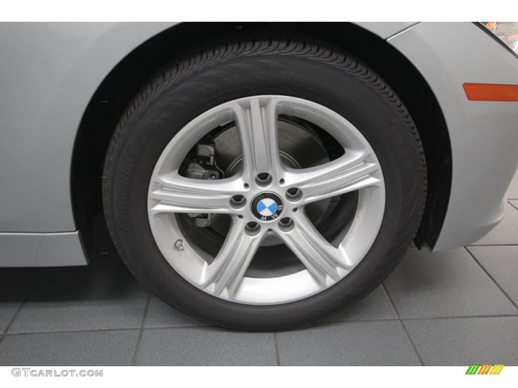 2013 3 Series 328i Sedan - Glacier Silver Metallic / Black photo #7
