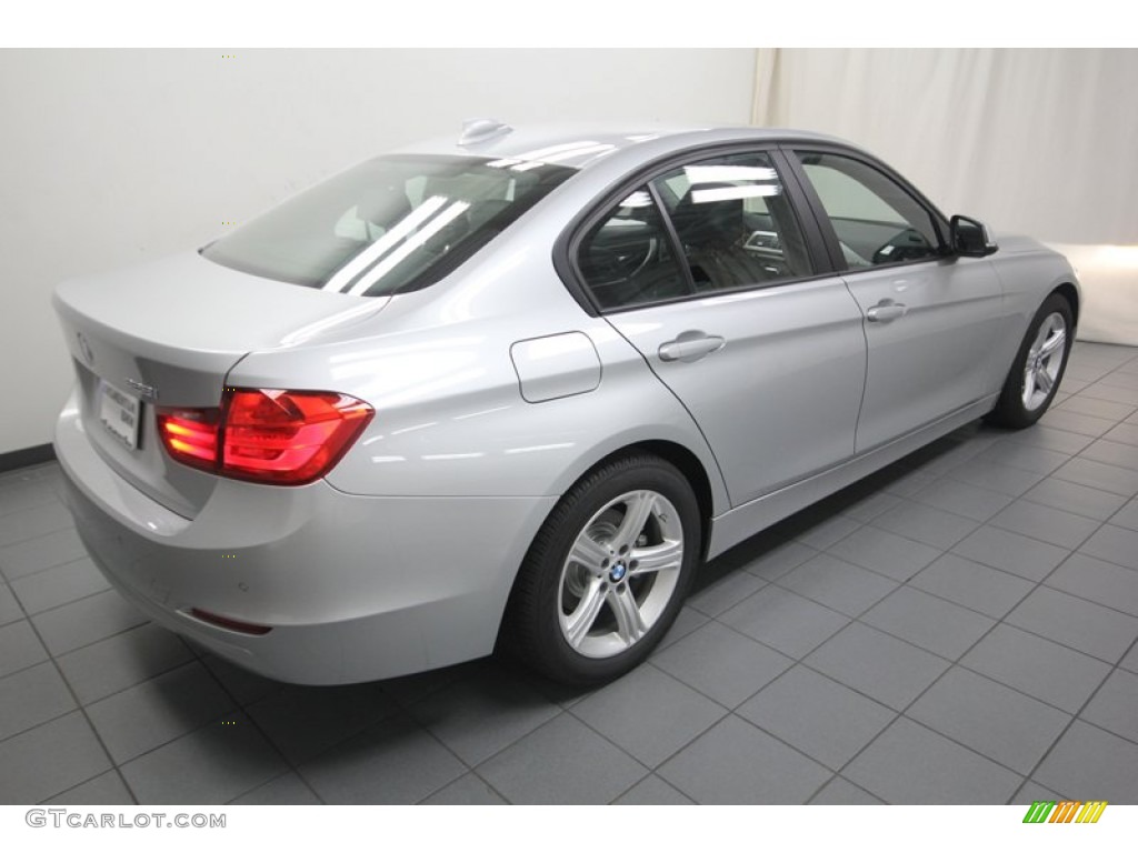2013 3 Series 328i Sedan - Glacier Silver Metallic / Black photo #8