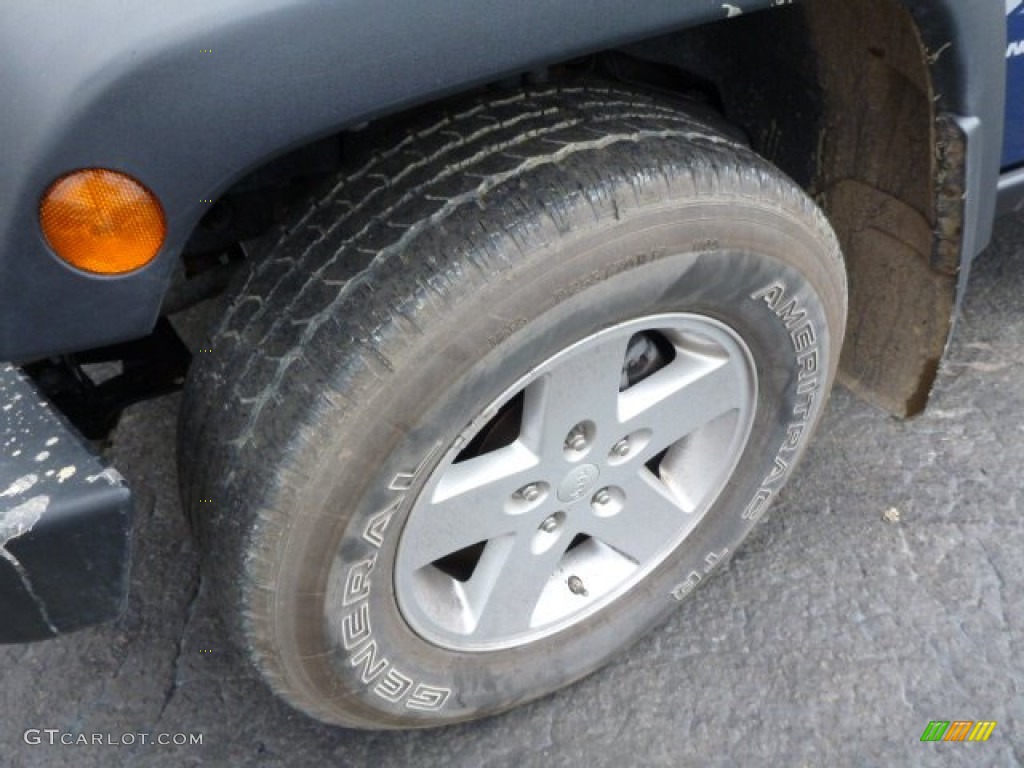 2009 Wrangler X 4x4 - Deep Water Blue Pearl Coat / Dark Slate Gray/Medium Slate Gray photo #9