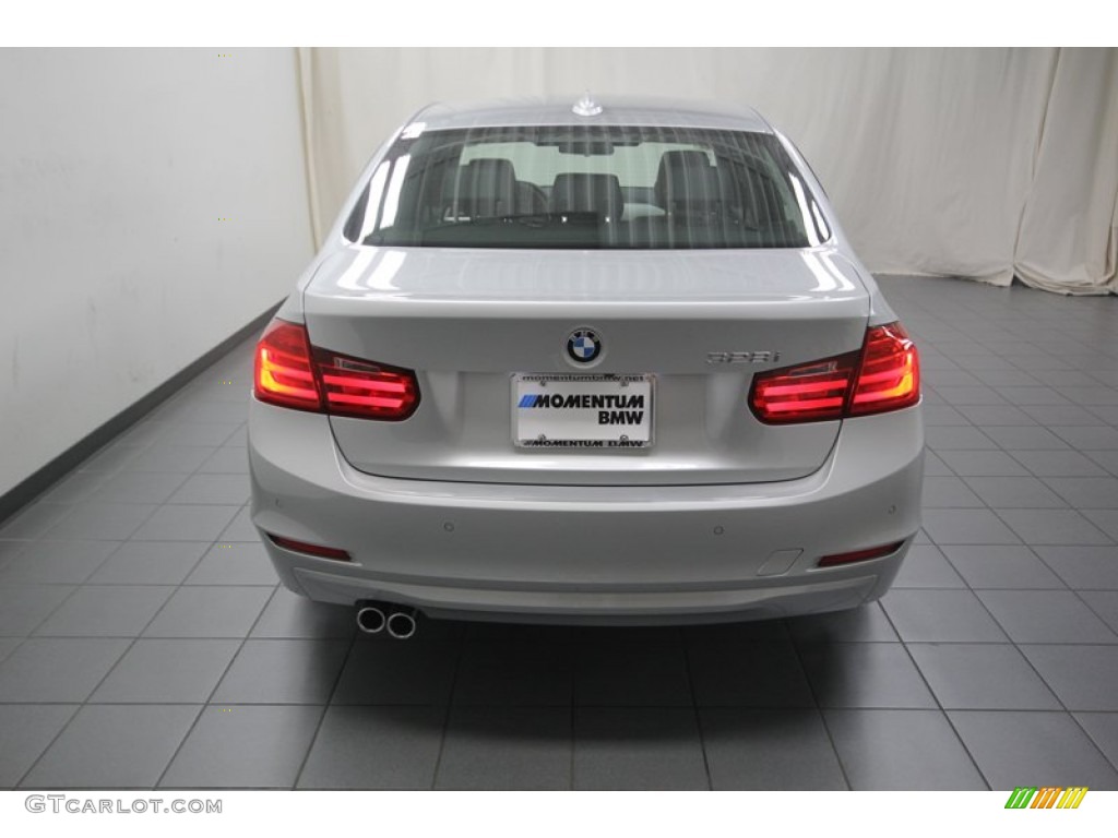 2013 3 Series 328i Sedan - Glacier Silver Metallic / Black photo #10