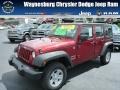 Deep Cherry Red Crystal Pearl - Wrangler Unlimited Sport 4x4 Right Hand Drive Photo No. 1