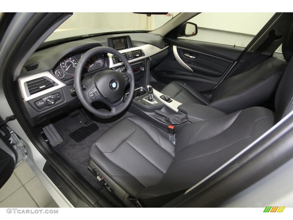 2013 3 Series 328i Sedan - Glacier Silver Metallic / Black photo #11