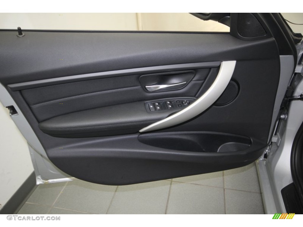 2013 3 Series 328i Sedan - Glacier Silver Metallic / Black photo #13