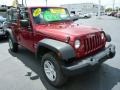 Deep Cherry Red Crystal Pearl - Wrangler Unlimited Sport 4x4 Right Hand Drive Photo No. 7