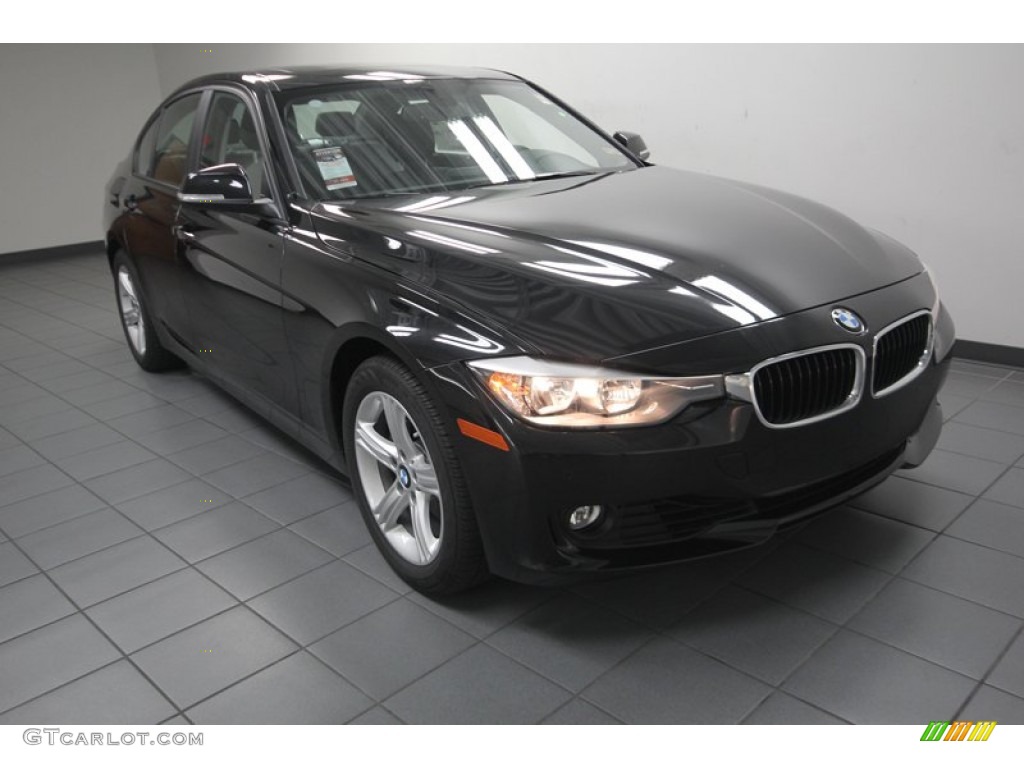 2013 3 Series 328i Sedan - Black Sapphire Metallic / Black photo #1