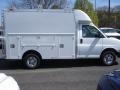 Summit White - Express Cutaway 3500 Utility Van Photo No. 7